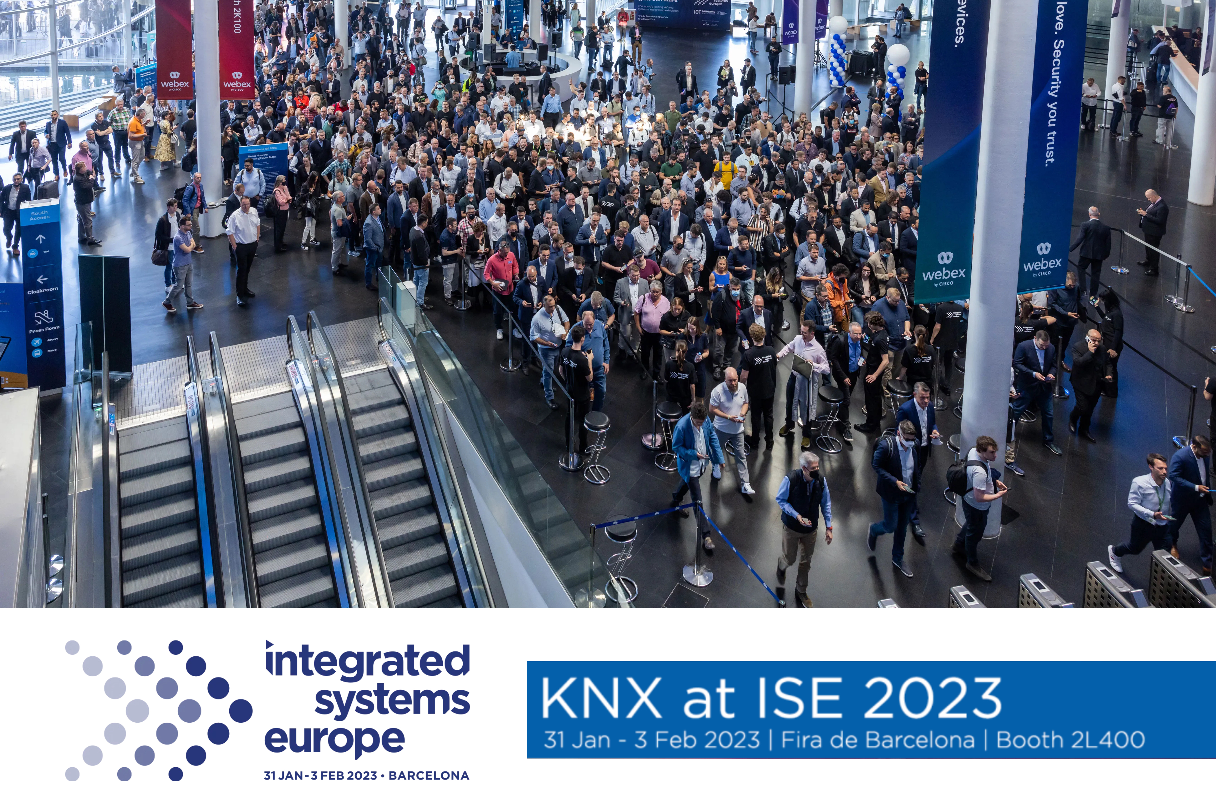 KNX en el ISE 23, BCN 31 enero al 3 febrero