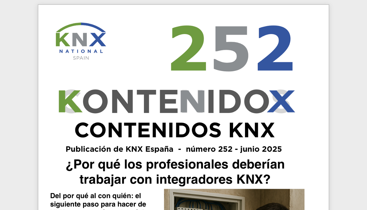 KONTENIDOX 252 - Contenidos KNX junio 2025