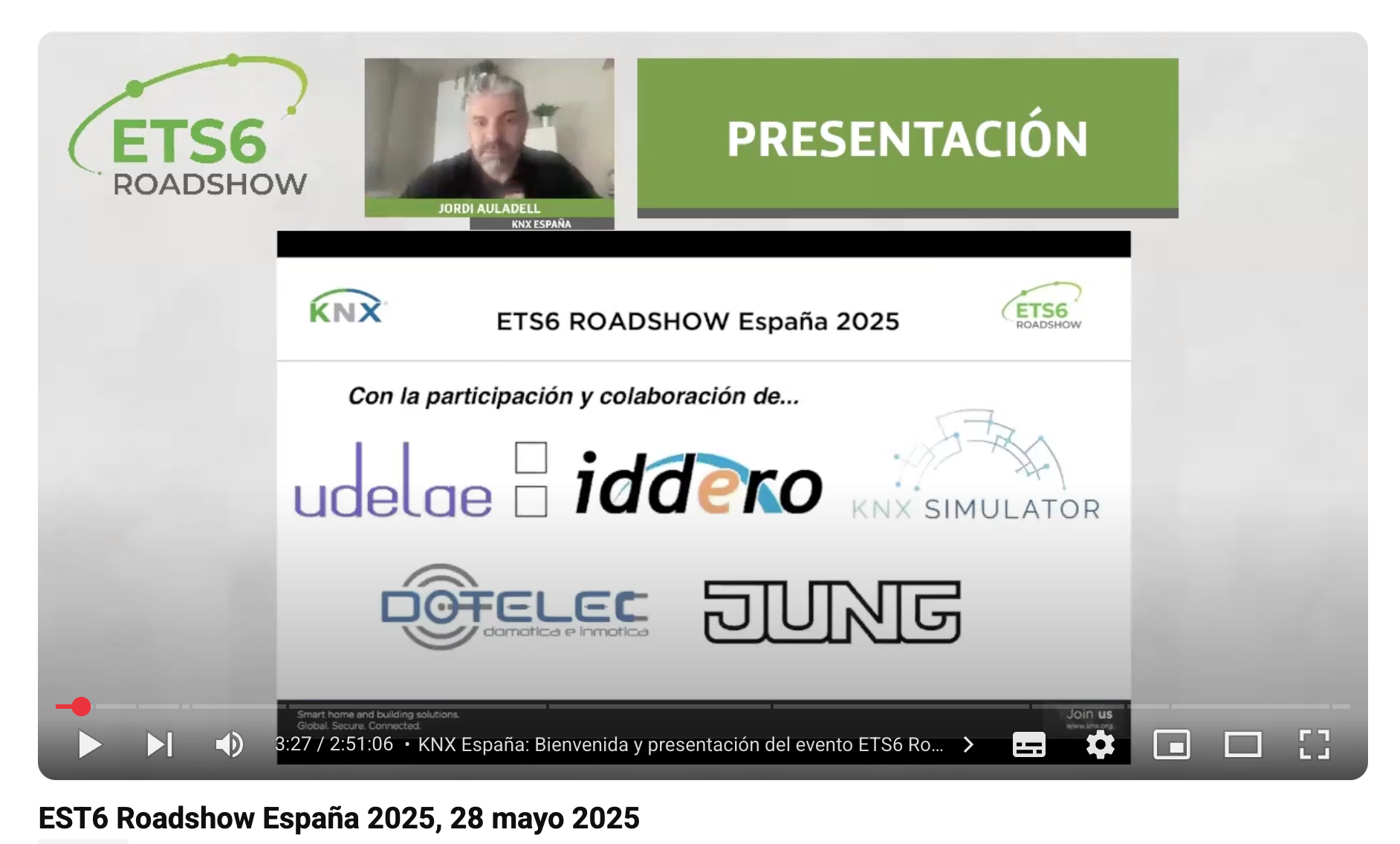 ETS6 Roadshow ya en nuestro canal de Youtube