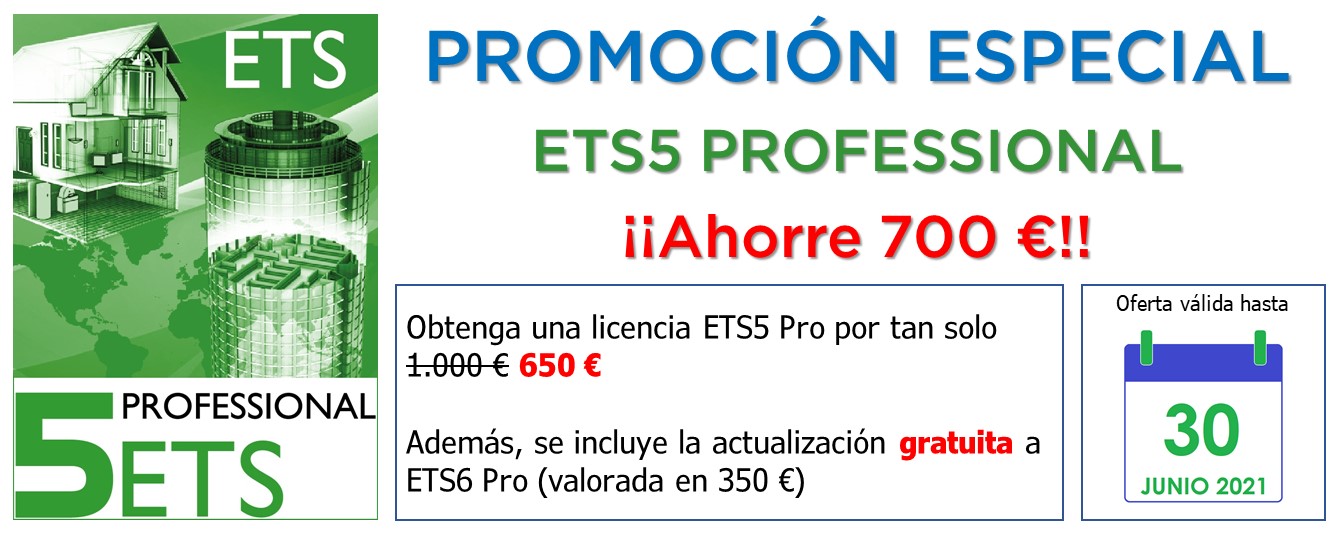 ¡Compre una licencia ETS5 y ahorre 700€!