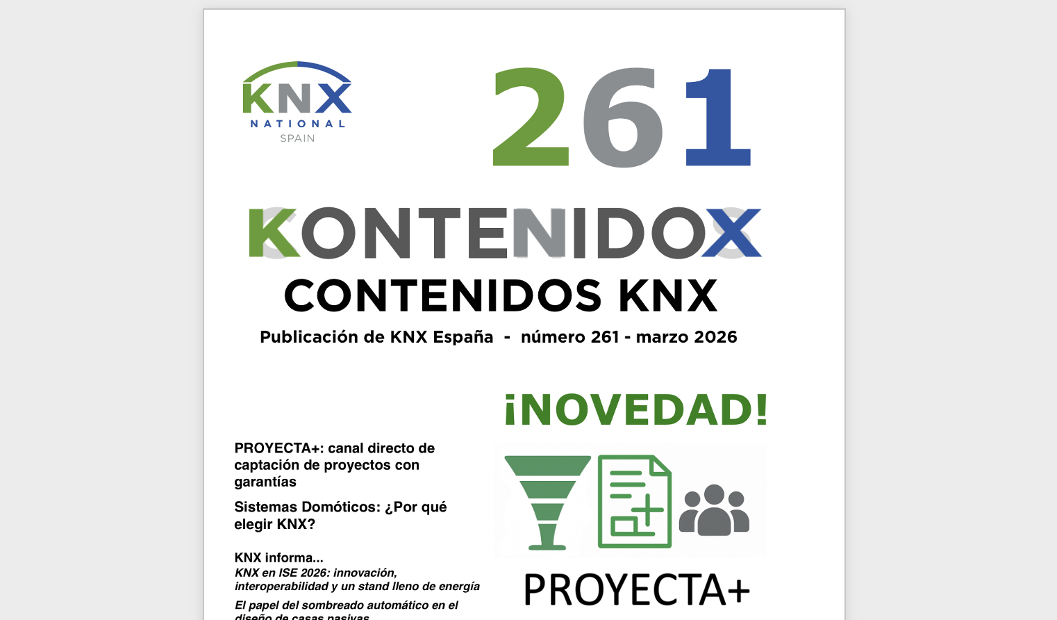KONTENIDOX 261 - marzo 2026