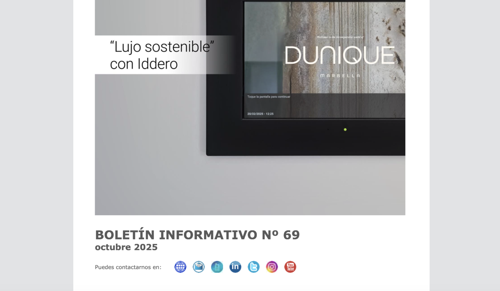 BOLETÍN INFORMATIVO Nº 69 octubre 2025